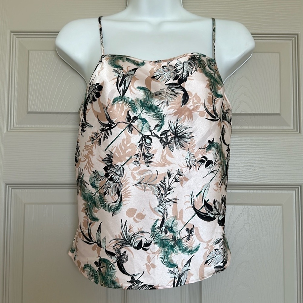 VICTORIAS SECRET SATIN CAMI SLEEP TANK TOP - Picture 2 of 10